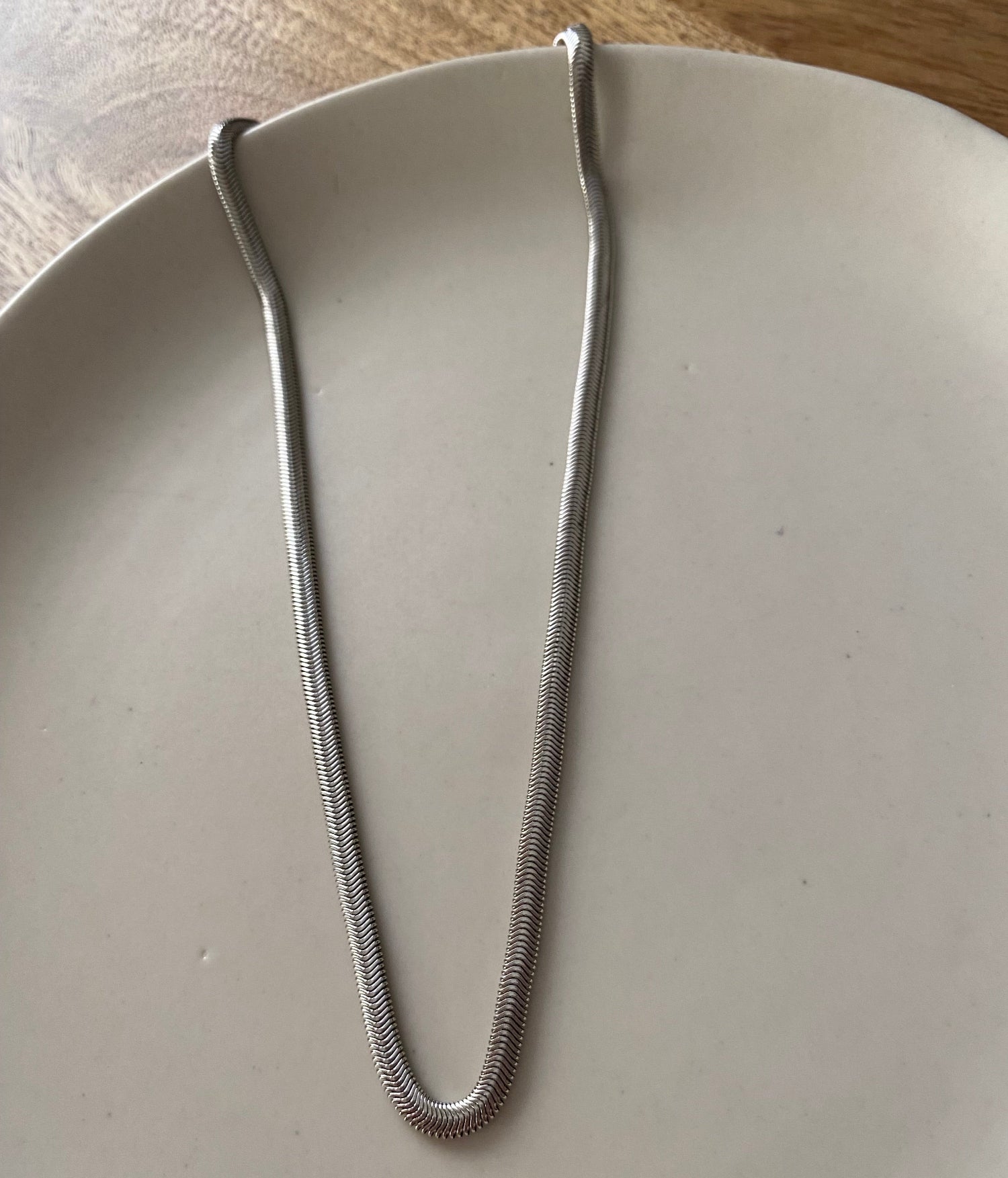 Viper Necklace - Slim (Silver)