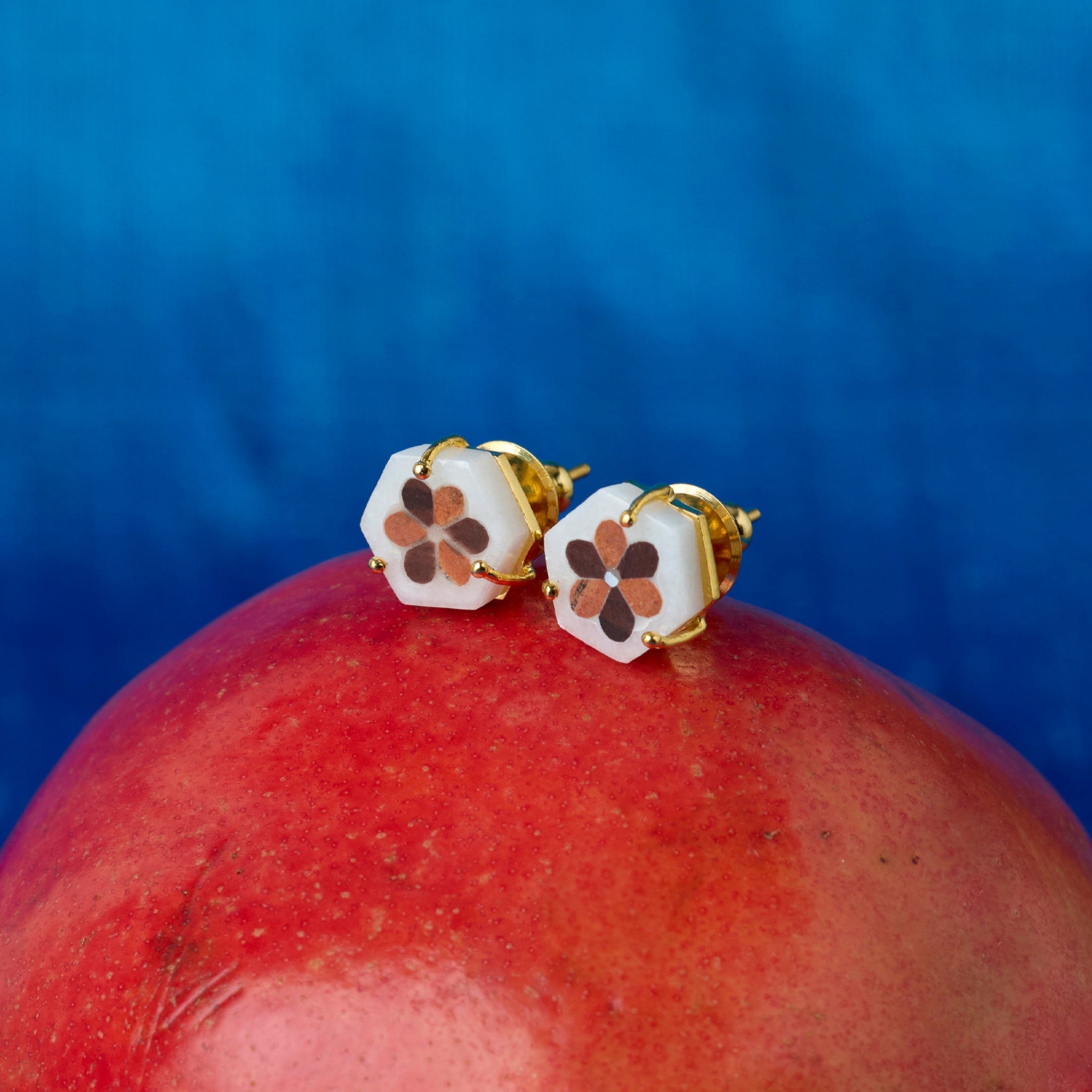 Noor earrings (Earthy brown)