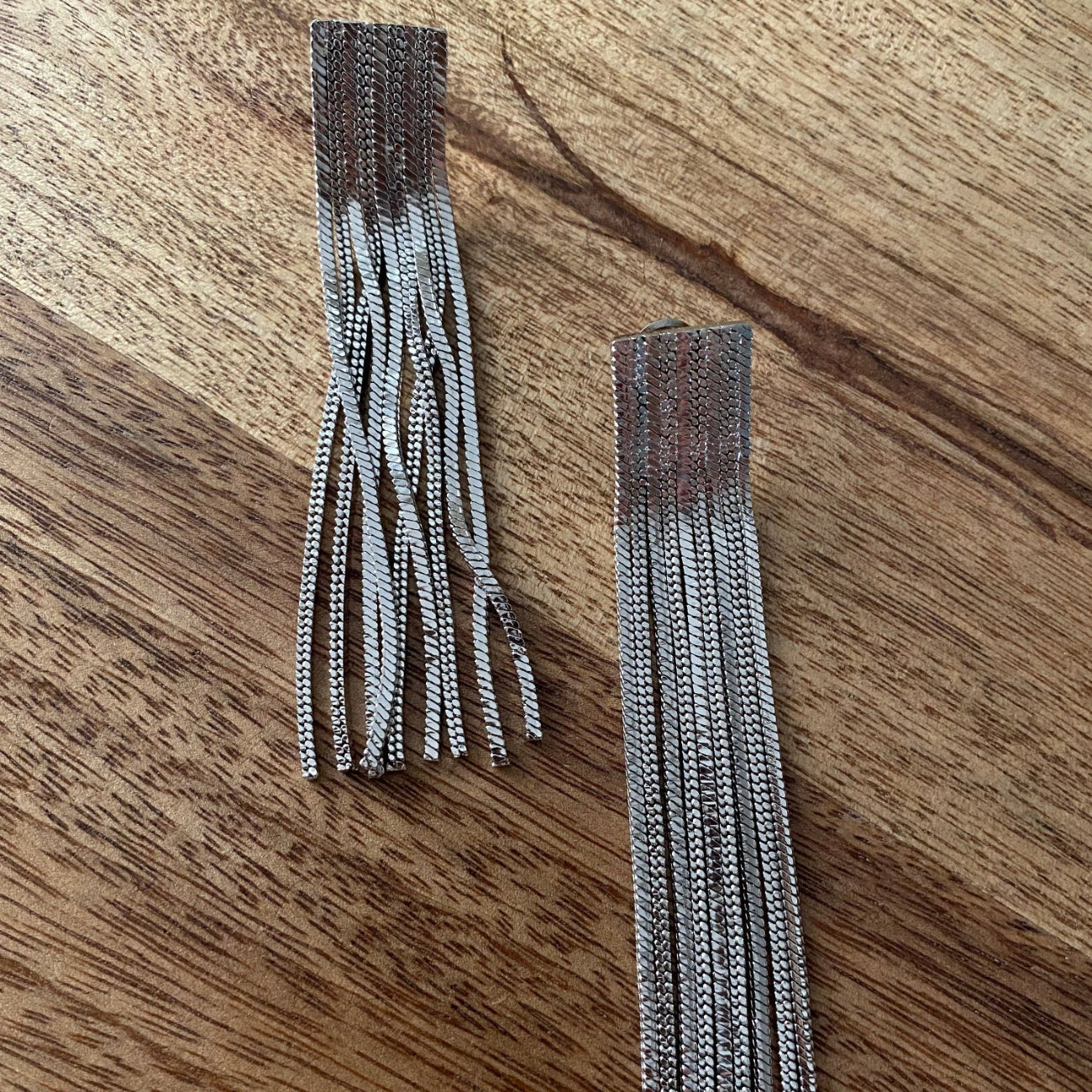 Acid Dream Earrings - Long (Silver)