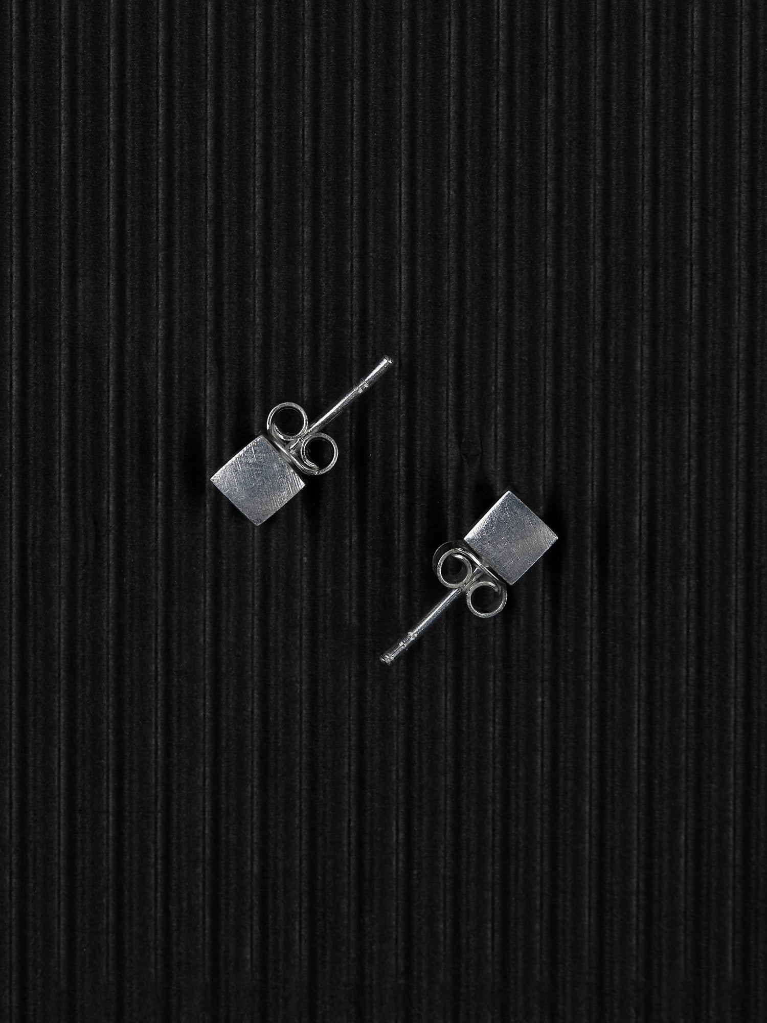 Boxy Earrings - Silver