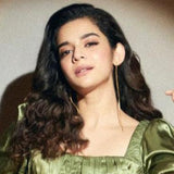 Mithila Palkar wearing the Spice XL earrings from The Slow Studio